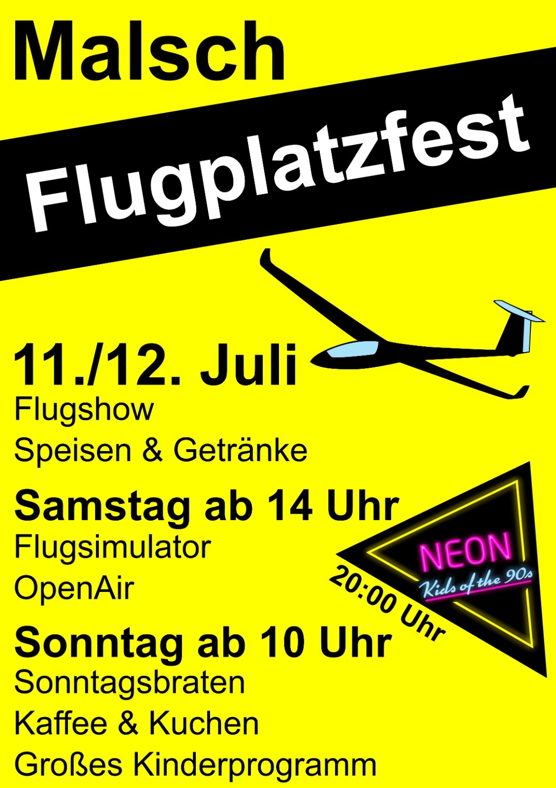 Flugplatzfest in Malsch